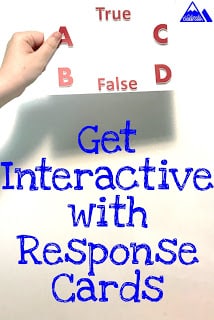Get interactive with response cards in the classroom.