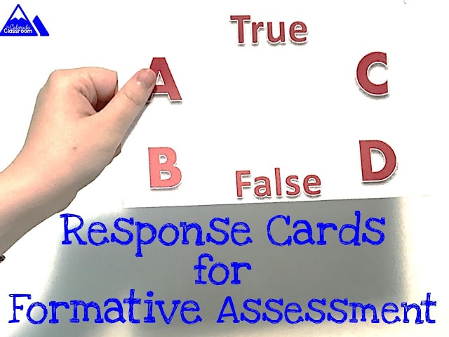 Formative Assessment Response Cards in the Classroom